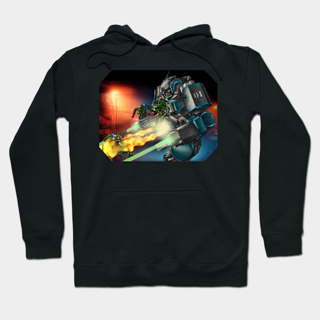 A Twist of the Knife titlecard Hoodie by Oswald's Oddities